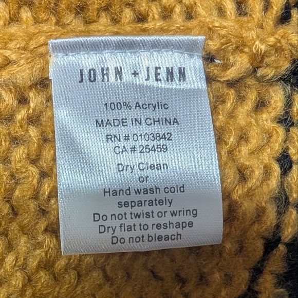 JOHN + JENN (XS) Keeley Colorful Multi Stripe Crew Oversize Sweater Evereve NWT - Picture 7 of 8